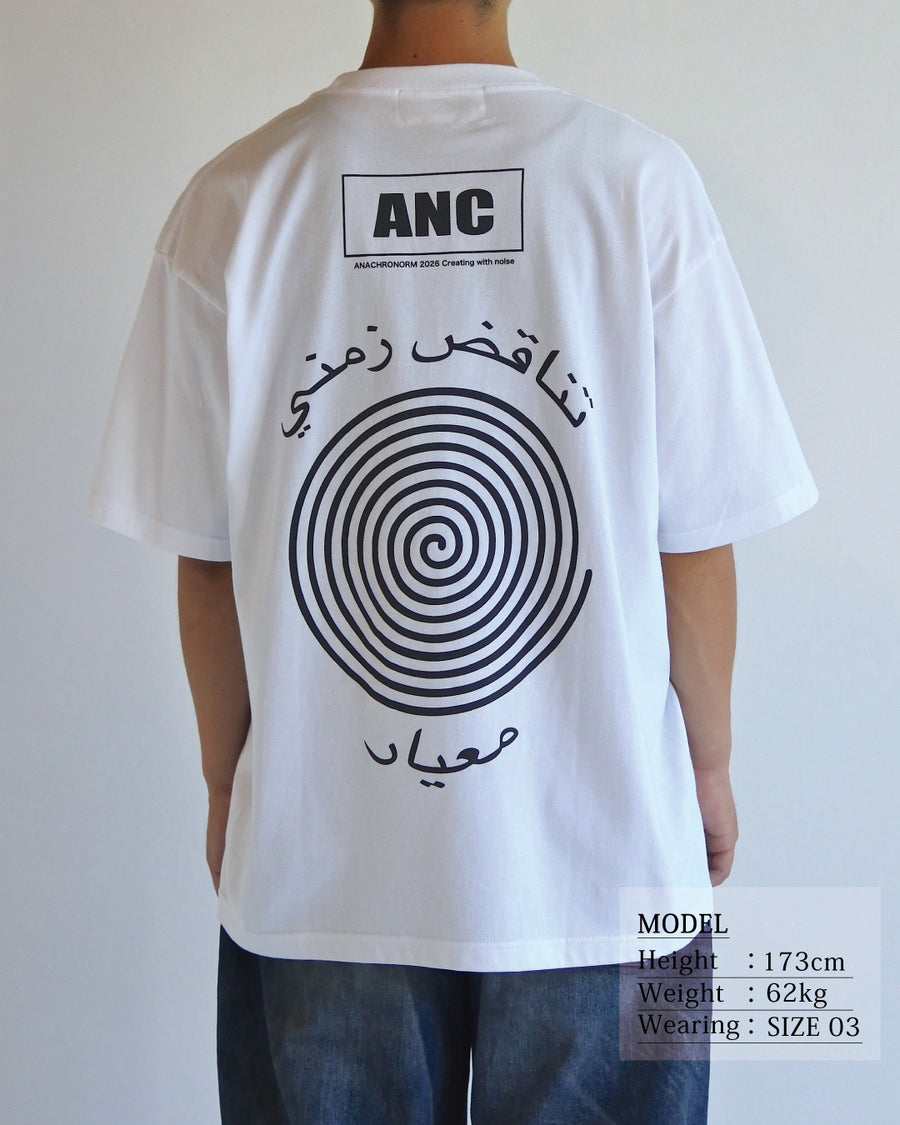 VORTEX PRINTED S/S T-S WHITE – ANACHRONORM VORTEX PRINTED S/S T-S WHITE – ANACHRONORM