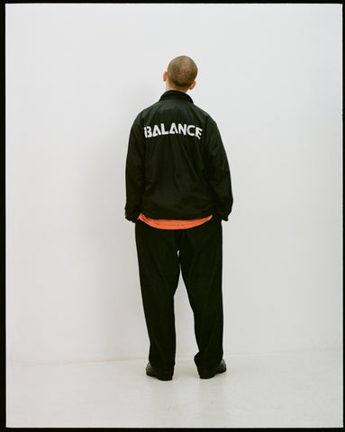 AN199-STCL STENCIL REVERSIBLE FLEECE GRAY×BLACK