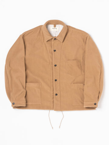 AN123 FLEECE COVERALL SHIRTS Ⅱ BEIGE