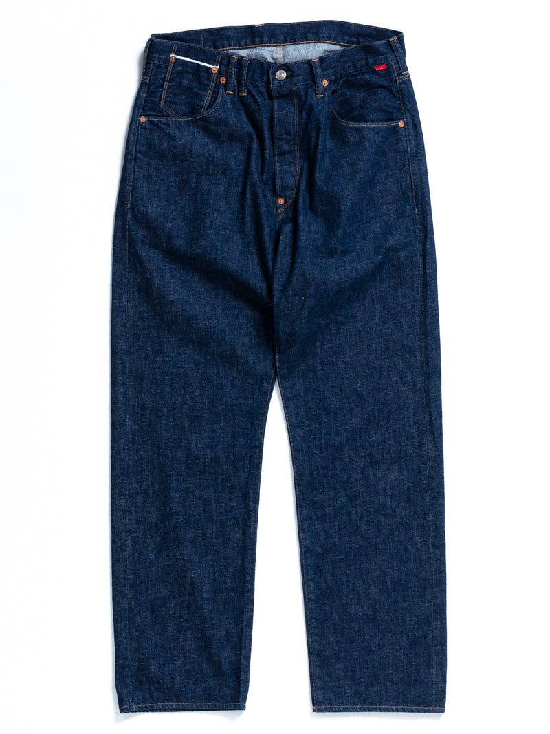 ANSE002 SUSTAINABLE STRAIGHT 5P PANTS TYPE-newπ INDIGO OW
