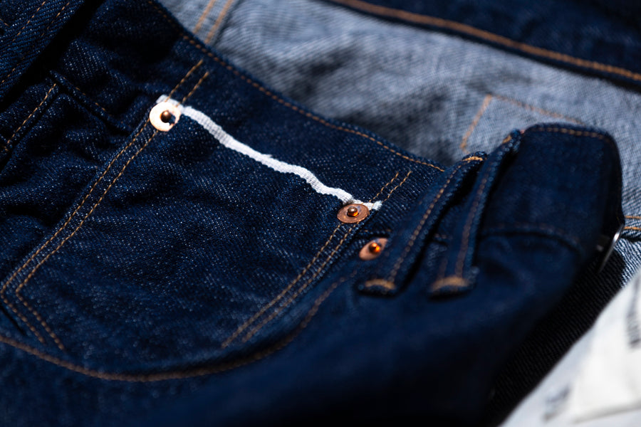 ANSE002 SUSTAINABLE STRAIGHT 5P PANTS TYPE-newπ INDIGO OW