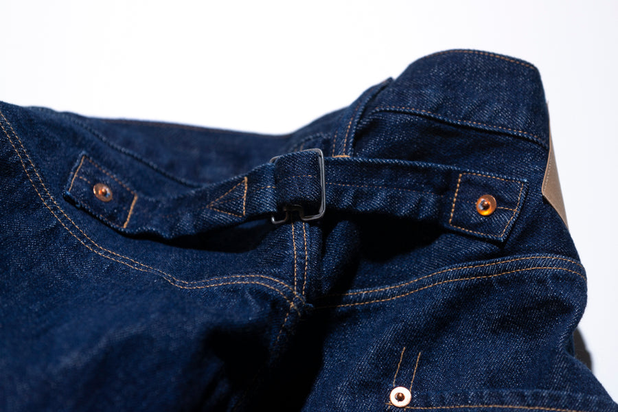 ANSE002 SUSTAINABLE STRAIGHT 5P PANTS TYPE-newπ INDIGO OW