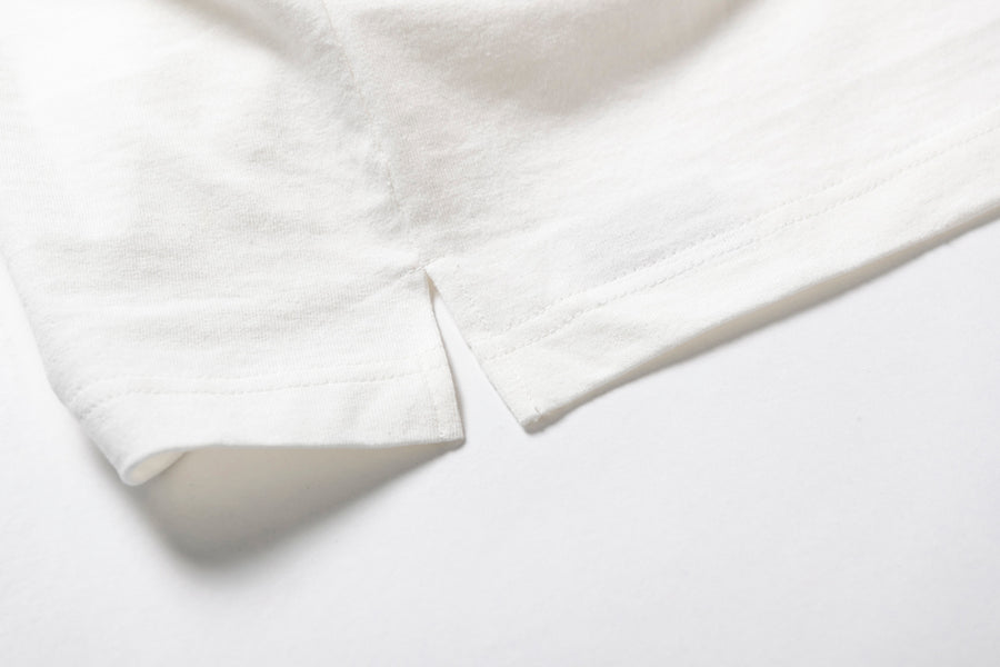 ANSE003 SIDE VENTS S/S T-S WHITE