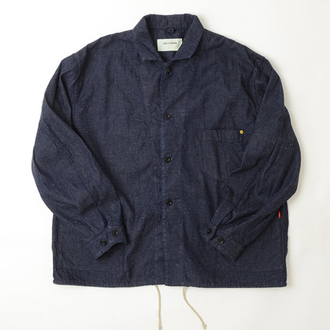 AN031 L/S COVERALL SHIRT INDIGO OW