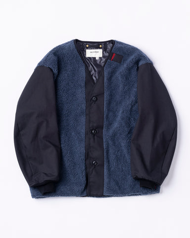AN208 BOA NO-COLLAR JACKET Ⅱ NAVY