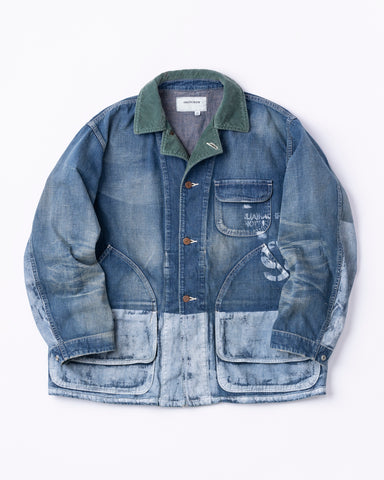 AN202-STCL DENIM HUNTING JACKET INDIGO