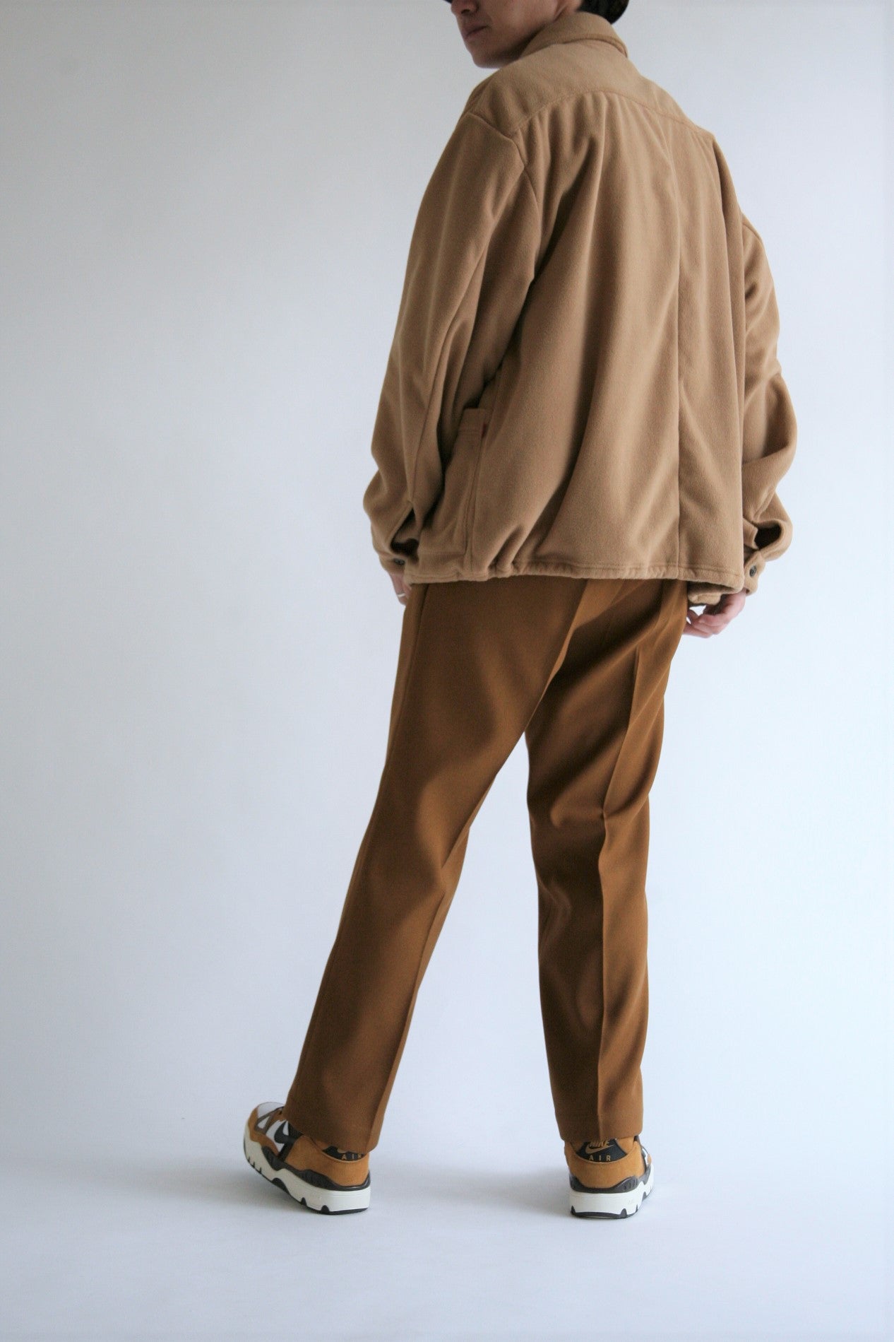 AN123 FLEECE COVERALL SHIRTS Ⅱ BEIGE