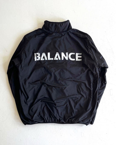 AN199-STCL STENCIL REVERSIBLE FLEECE GRAY×BLACK